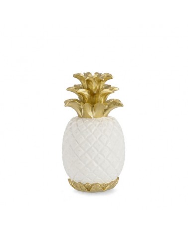 Decoración piña surabaya blanco h30