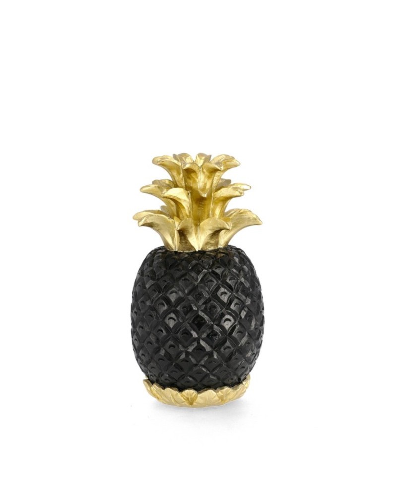 Decoración piña surabaya negro h30