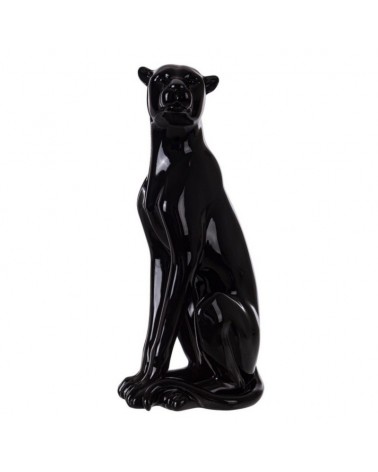 Estatua olympus leopardo negro h60