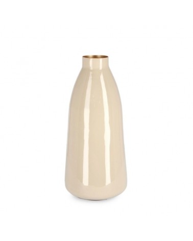 Botella decorativa velma beige h32