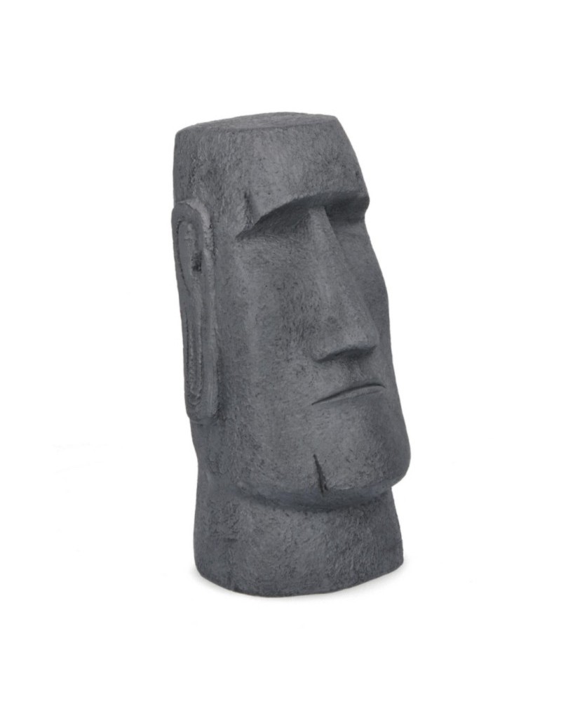 Decoración pattaya moai antracita h59