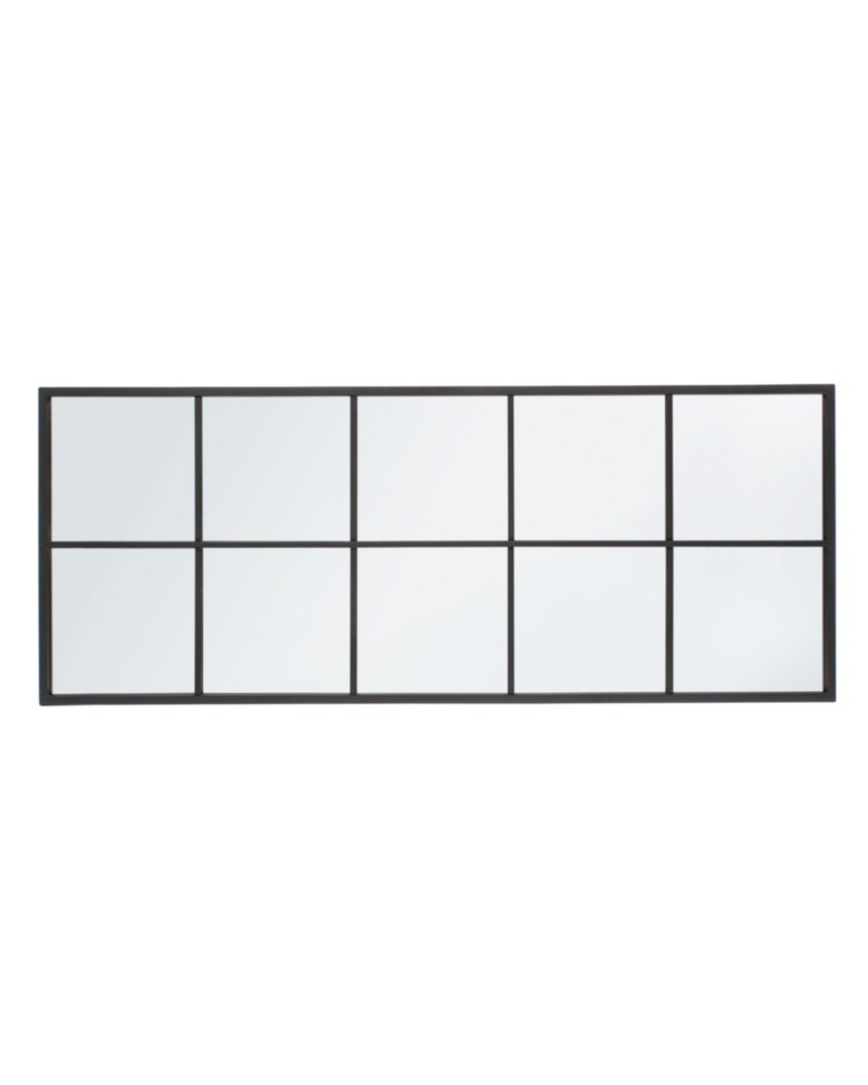 Espejo c-m window nucleos negro 125x50