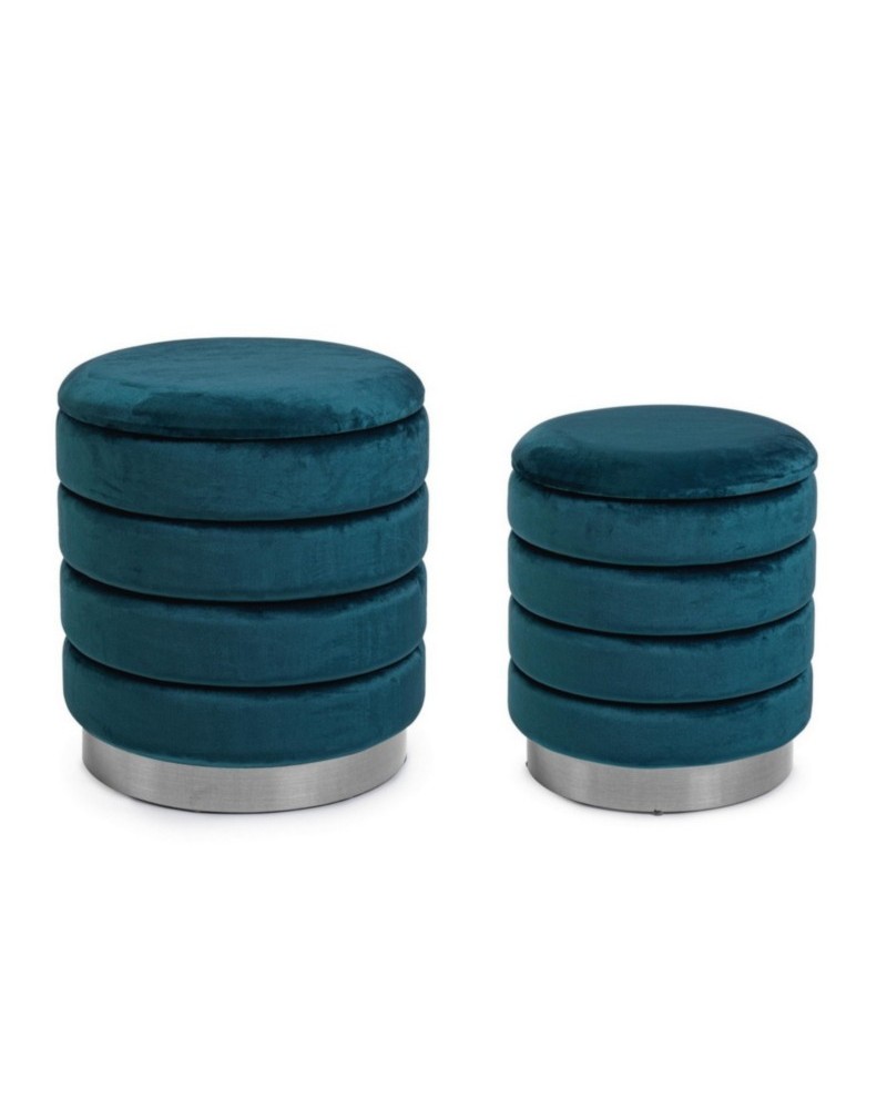 Set2 pouf contenedor darina navyus